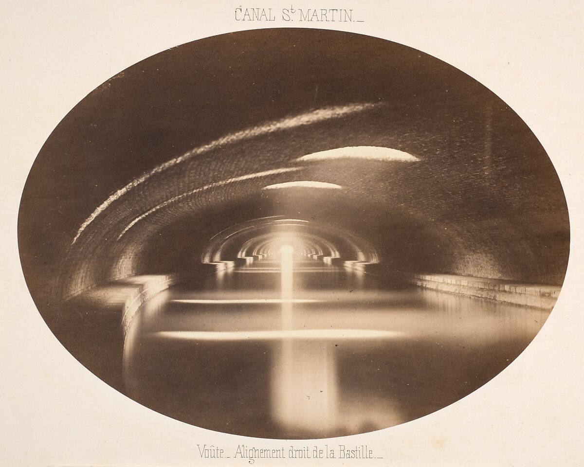 Canal St. Martin, Franck (French, 1816–1906), Albumen silver print from glass negative 