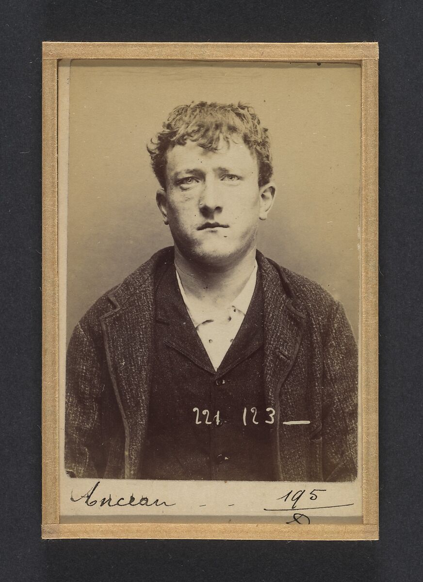 [Mugshots of Suspected Anarchists from French Police Files], Alphonse Bertillon (French, 1853–1914), Albumen silver prints and gelatin silver prints