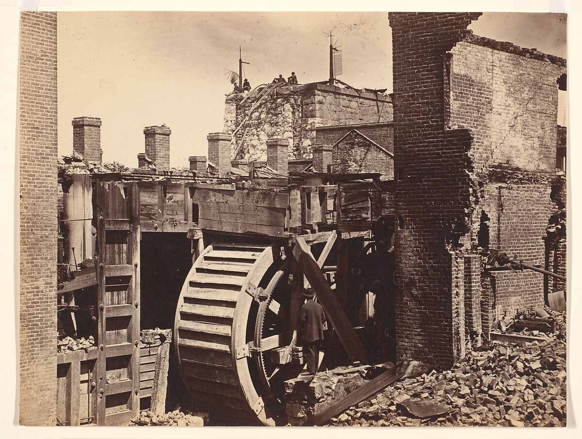 Mill, Richmond, Virginia, Alexander Gardner (American, Glasgow, Scotland 1821–1882 Washington, D.C.), Albumen silver print from glass negative 