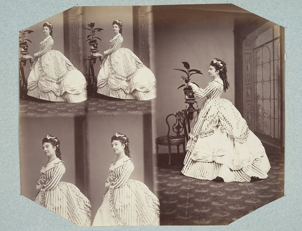 Demi-Monde I 56, André-Adolphe-Eugène Disdéri (French, Paris 1819–1889 Paris), Albumen silver prints from glass negatives