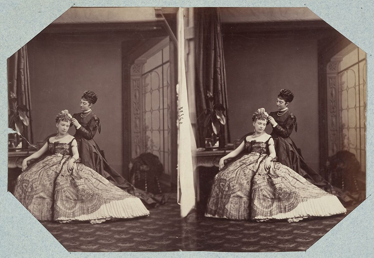 Demi-Monde I 56, André-Adolphe-Eugène Disdéri (French, Paris 1819–1889 Paris), Albumen silver prints from glass negatives