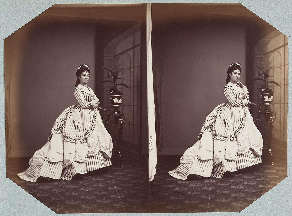 Demi-Monde I 56, André-Adolphe-Eugène Disdéri (French, Paris 1819–1889 Paris), Albumen silver prints from glass negatives