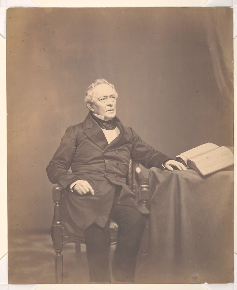 Edward Everett, Mathew B. Brady (American, born Ireland, 1823?–1896 New York), Salted paper print from glass negative 