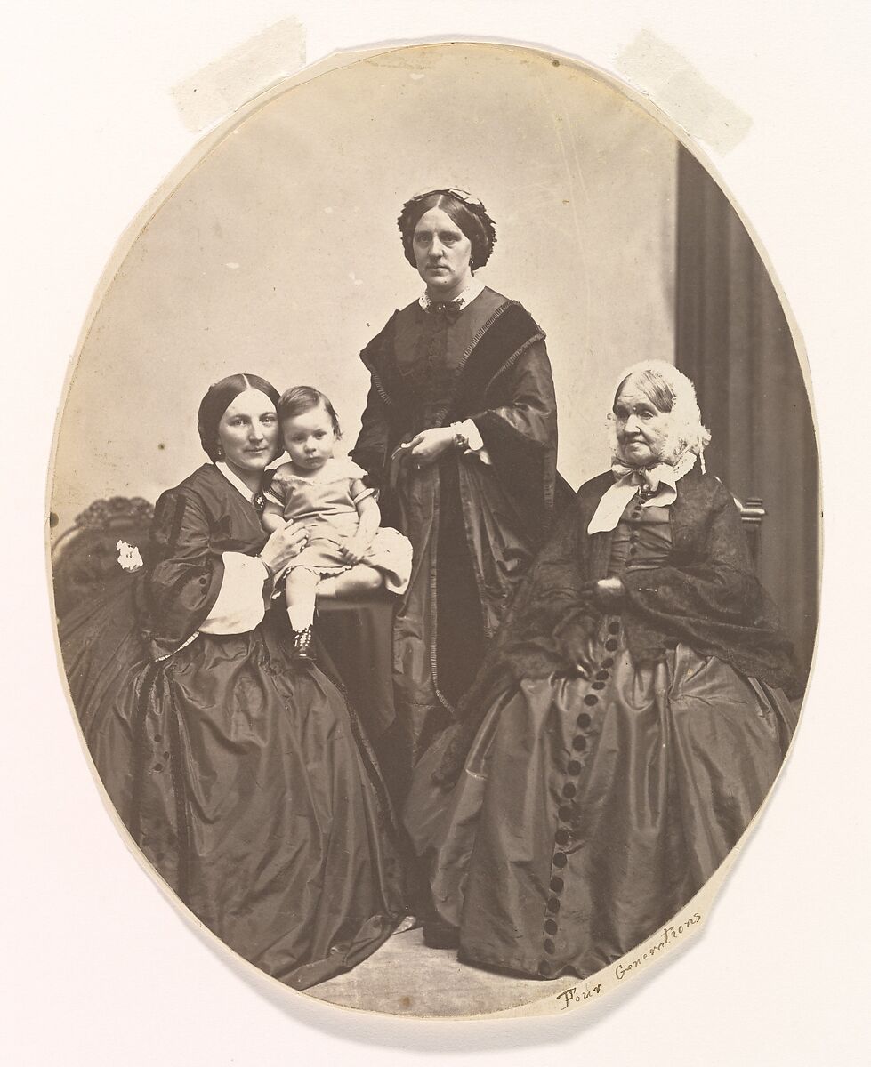 Four Generations, James Wallace Black (American, Francestown, New Hampshire 1825–1896 Cambridge, Massachusetts), Salted paper print 