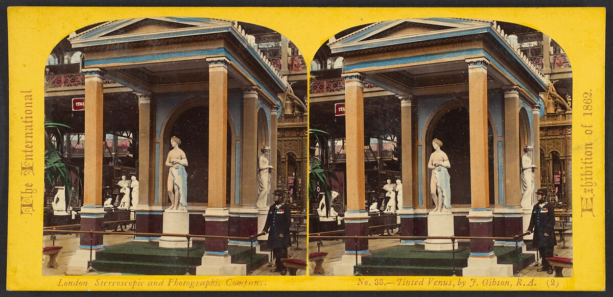 [86 Stereographic Views of The International Exhibition of 1862], William England (British), Albumen silver prints from glass negatives with applied color 