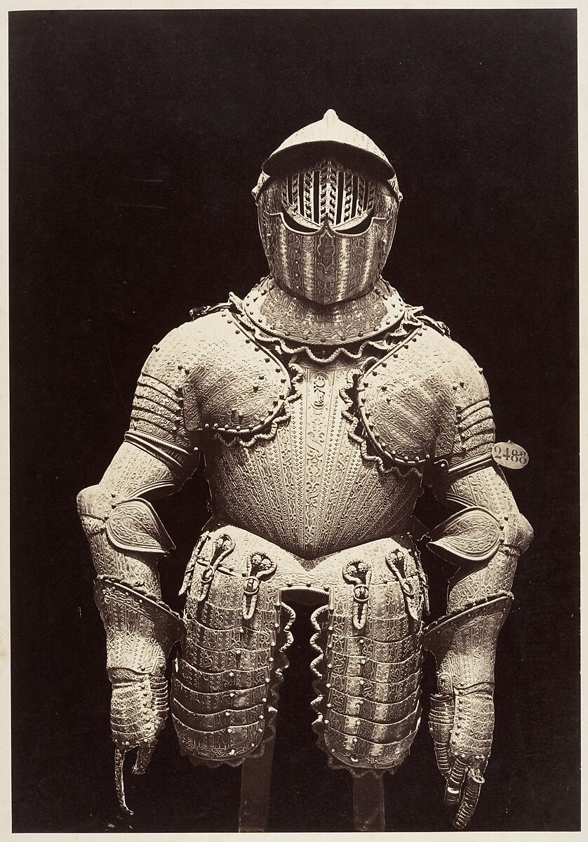 [Parade Armor of the Duke of Savoy, Real Armería de Madrid], Jane Clifford (British, active 1850–74), Albumen silver print from glass negative 