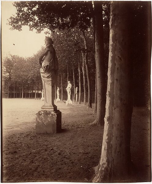 Versailles - Cour du Parc, Eugène Atget (French, Libourne 1857–1927 Paris), Albumen silver print from glass negative 
