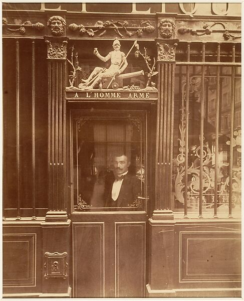 Cabaret de l'Homme Armé, 25 rue des Blancs-Manteaux, Eugène Atget (French, Libourne 1857–1927 Paris), Albumen silver print from glass negative 