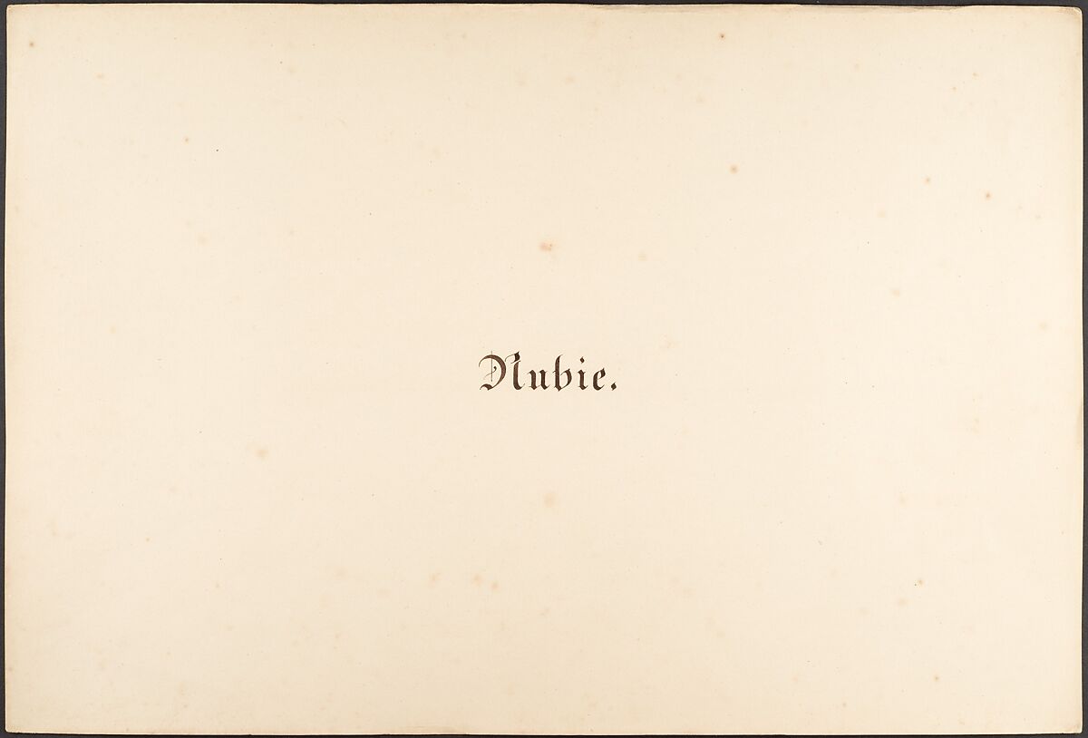 Égypte, Nubie, Syrie: Paysages et Monuments, Maxime Du Camp (French, 1822–1894), Salted paper prints from paper negatives