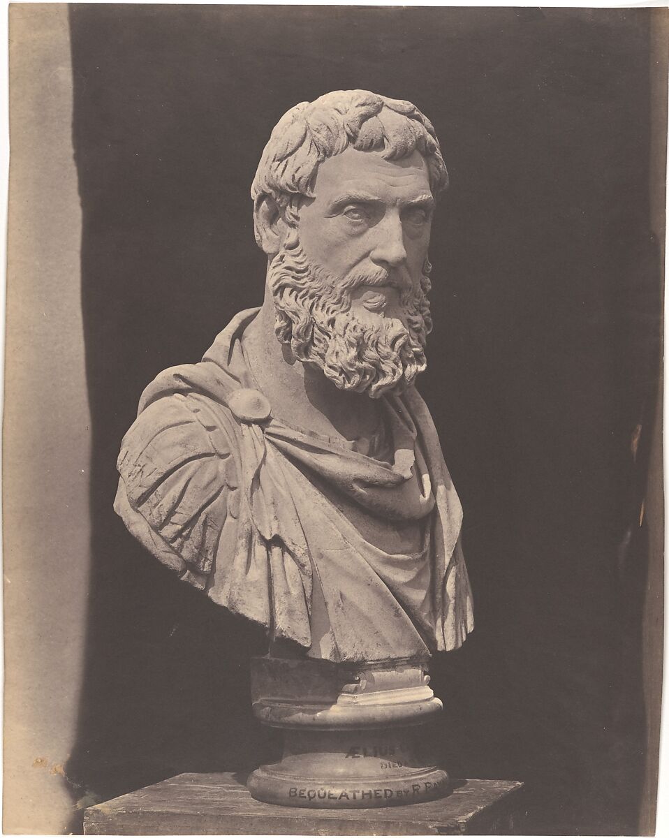 Aelius Caesar, Roger Fenton (British, 1819–1869), Salted paper print from glass negative 