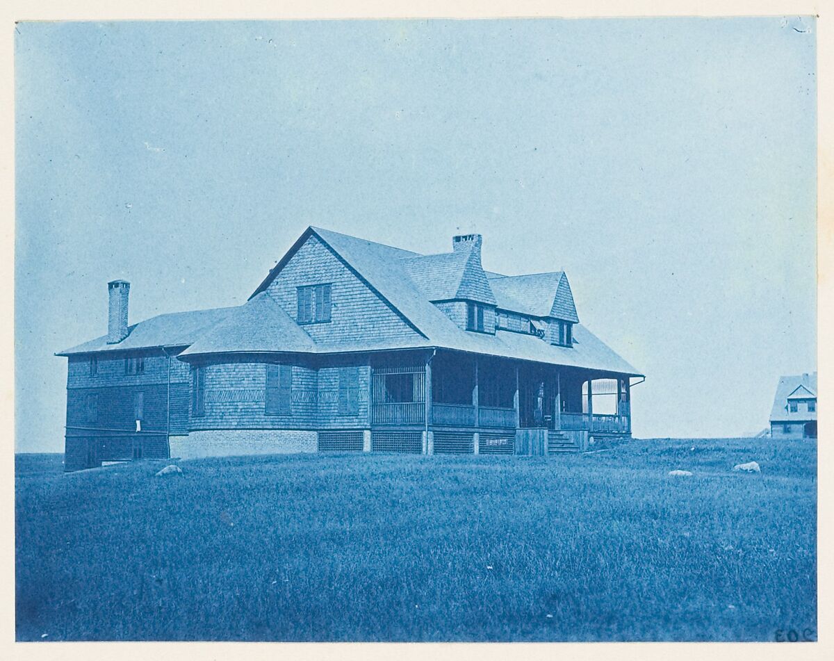 [Album of Photographs of the Land and Summer Cottages Owned by the Montauk Association, Montauk, New York], Unknown (American), Cyanotypes