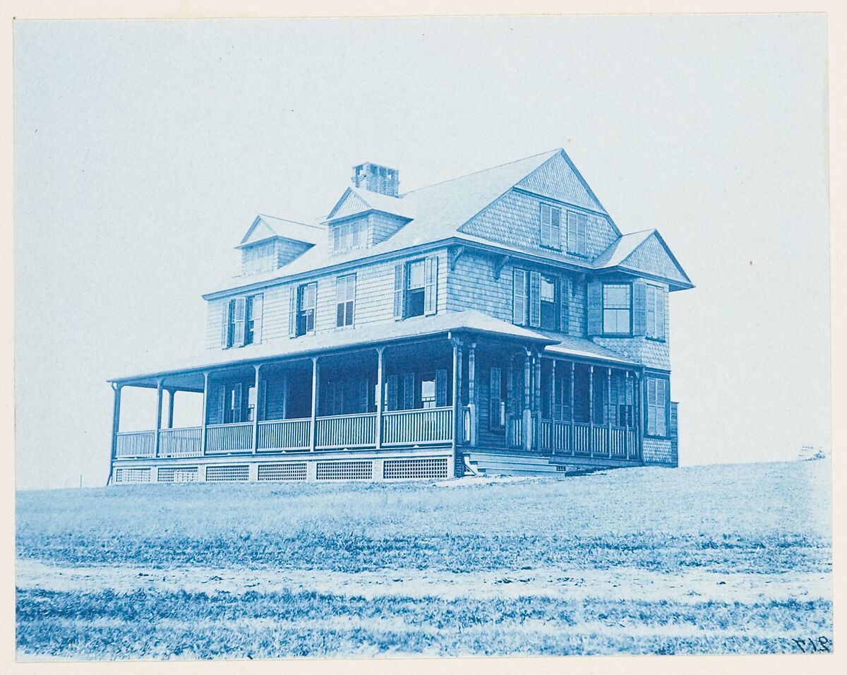 [Album of Photographs of the Land and Summer Cottages Owned by the Montauk Association, Montauk, New York], Unknown (American), Cyanotypes