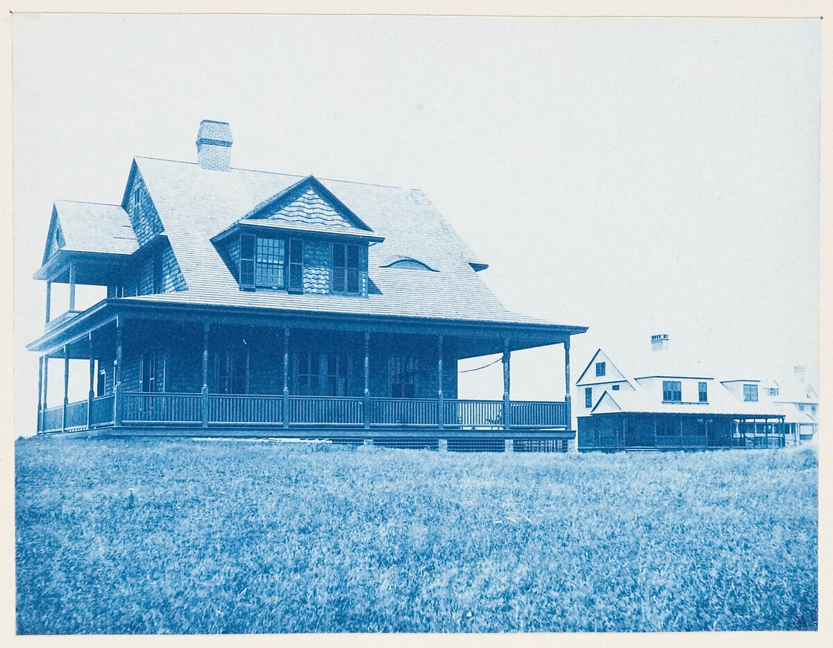 [Album of Photographs of the Land and Summer Cottages Owned by the Montauk Association, Montauk, New York], Unknown (American), Cyanotypes