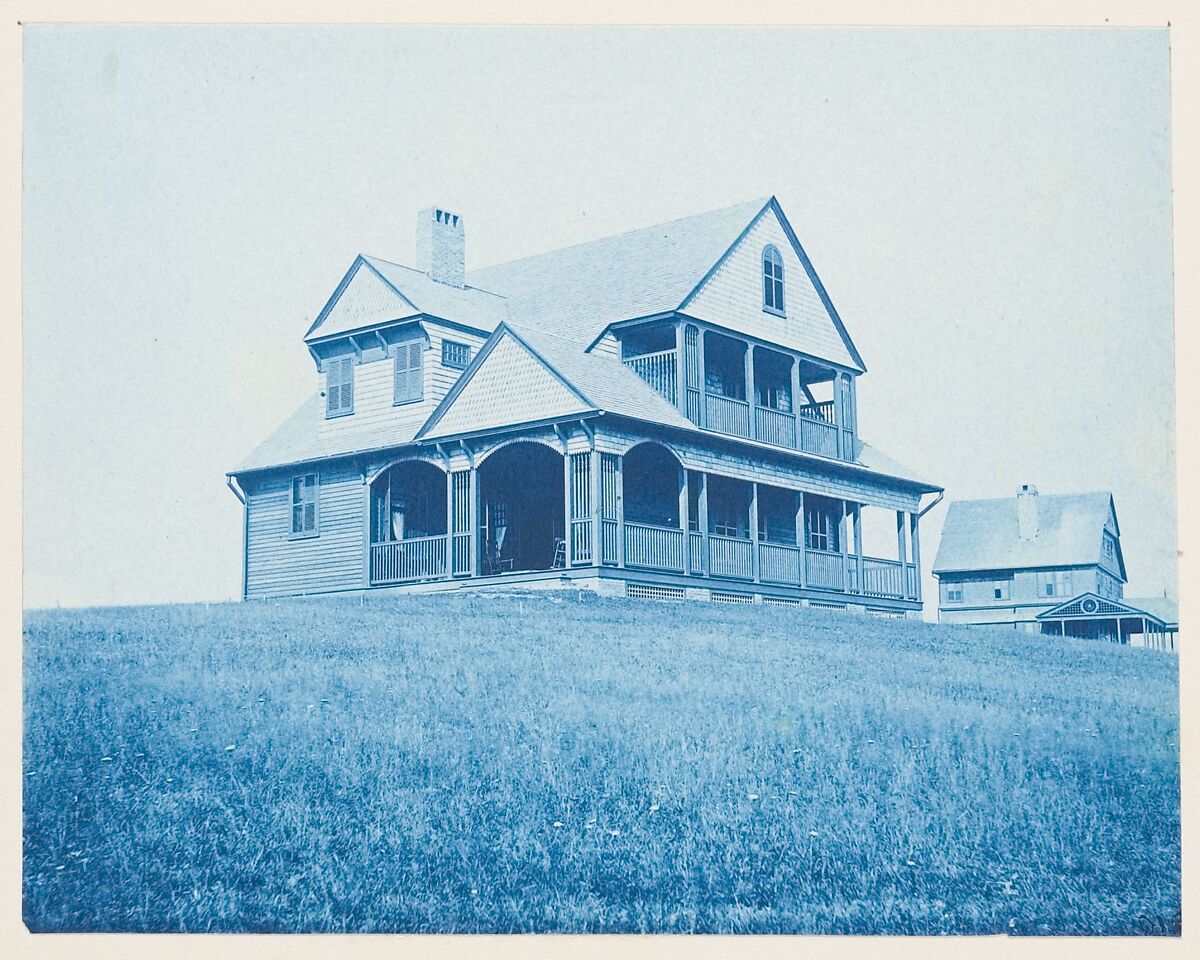 [Album of Photographs of the Land and Summer Cottages Owned by the Montauk Association, Montauk, New York], Unknown (American), Cyanotypes