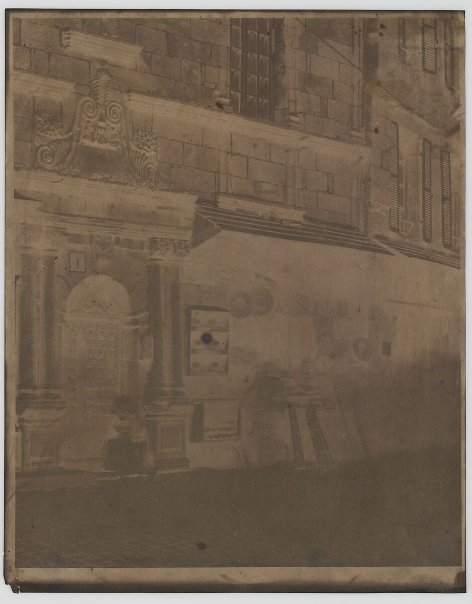 [Village Scene, Brittany], Louis-Rémy Robert (French, 1810–1882), Paper negative