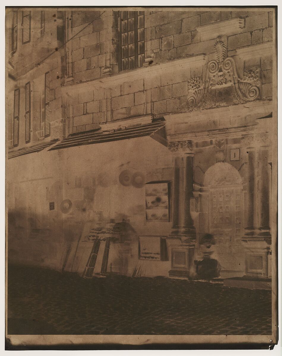 [Village Scene, Brittany], Louis-Rémy Robert (French, 1810–1882), Paper negative