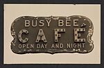 [Album of Photographs of Electric Signs by the Gray Sign Company, Knoxville, Tennessee], Unknown (American), Gelatin silver print