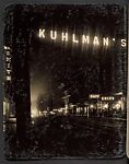 [Album of Photographs of Electric Signs by the Gray Sign Company, Knoxville, Tennessee], Unknown (American), Gelatin silver print