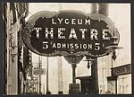 [Album of Photographs of Electric Signs by the Gray Sign Company, Knoxville, Tennessee], Unknown (American), Gelatin silver print