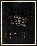 [Album of Photographs of Electric Signs by the Gray Sign Company, Knoxville, Tennessee], Unknown (American), Gelatin silver print