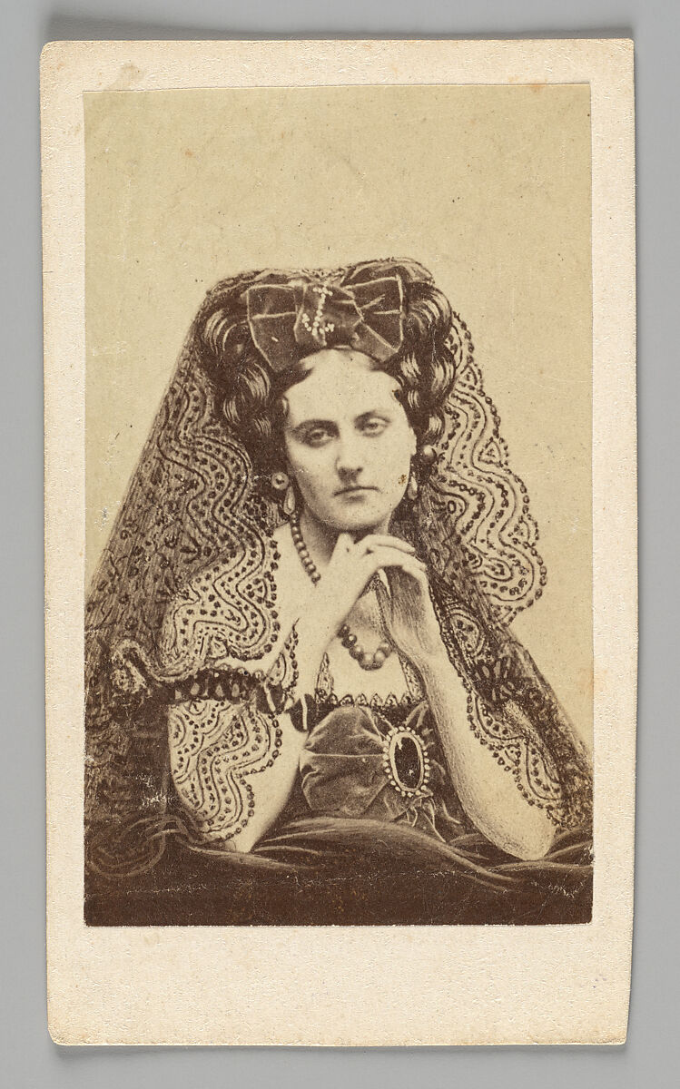 La Dogaresse, Pierre-Louis Pierson (French, 1822–1913), Albumen silver print from glass negative