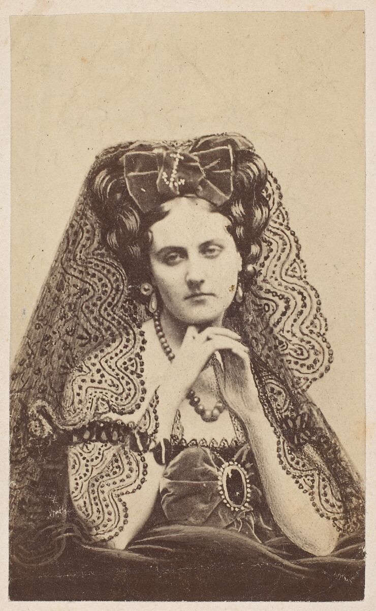 La Dogaresse, Pierre-Louis Pierson (French, 1822–1913), Albumen silver print from glass negative 