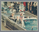 [President John F. Kennedy and Jacqueline Kennedy in Motorcade, Dallas, Texas], Walt Cisco  American, Chromogenic print