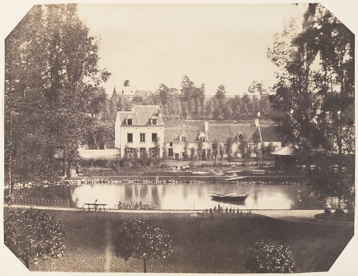 Zoological Garden, Louis-Pierre-Théophile Dubois de Nehaut (French, active Belgium, 1799–1872), Salted paper print from paper negative 