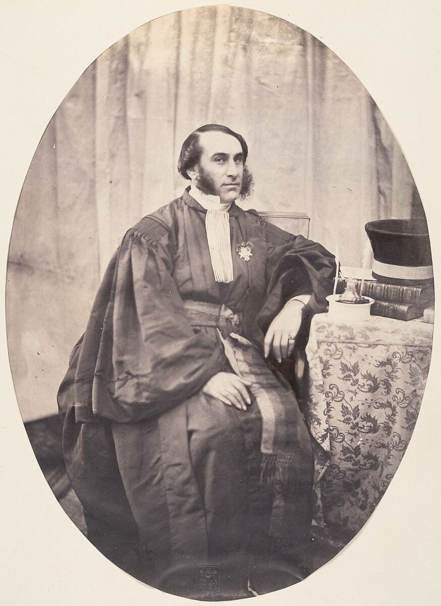 Visite d'un collègue de Bruxelles, Louis-Pierre-Théophile Dubois de Nehaut (French, active Belgium, 1799–1872), Salted paper print from paper negative 