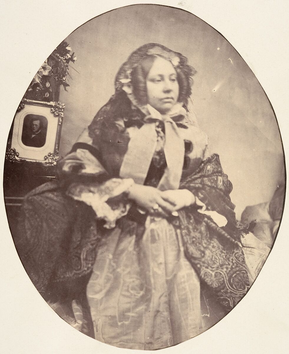 Madame Gihoul, Louis-Pierre-Théophile Dubois de Nehaut (French, active Belgium, 1799–1872), Albumen silver print from paper negative 