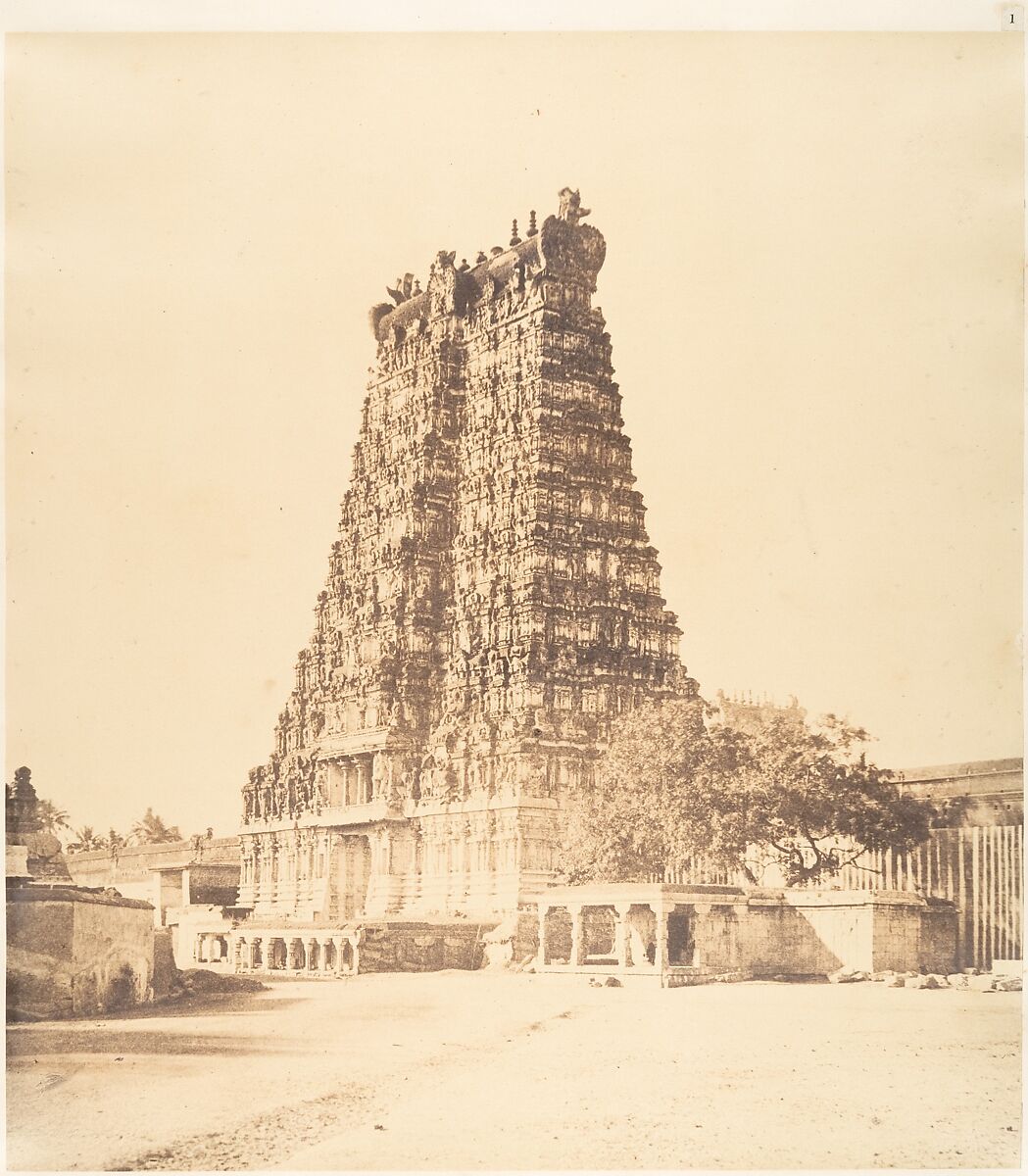 The Great Pagoda, Linnaeus Tripe (British, Devonport (Plymouth Dock) 1822–1902 Devonport), Albumen silver print from waxed paper negative 