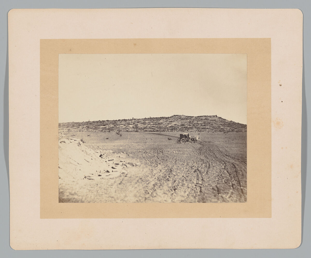 [Site of Execution of Emperor Maximilian], François Aubert (French, 1829–1906), Albumen silver print from glass negative 