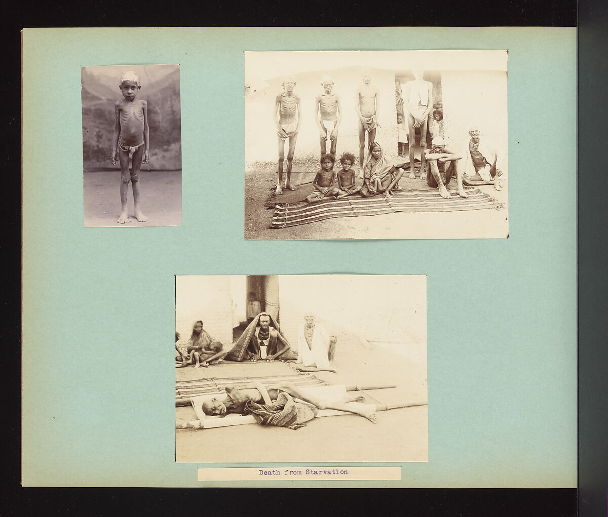 [Scenes of the Plague in Bombay, 1896–97, and the Indian Famine, 1899–1900], Shivshanker Narayen (Indian, active 1860s–90s), Albumen silver prints from glass negatives and gelatin silver prints