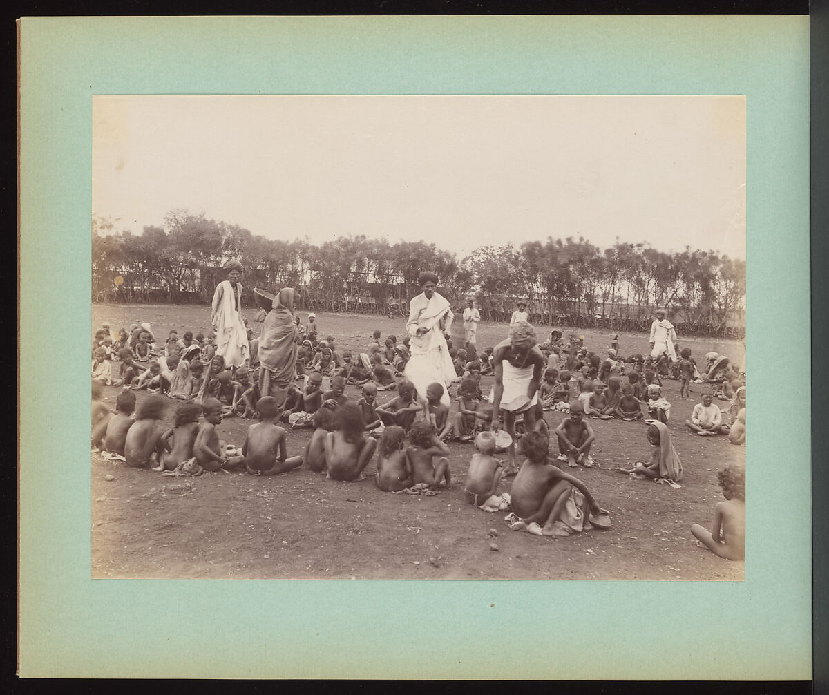 [Scenes of the Plague in Bombay, 1896–97, and the Indian Famine, 1899–1900], Shivshanker Narayen (Indian, active 1860s–90s), Albumen silver prints from glass negatives and gelatin silver prints
