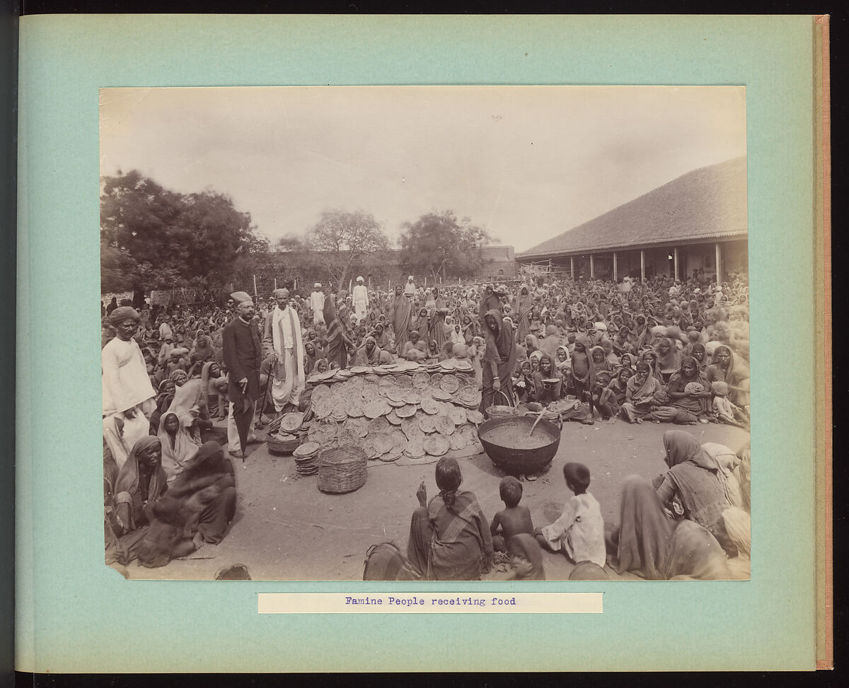 [Scenes of the Plague in Bombay, 1896–97, and the Indian Famine, 1899–1900], Shivshanker Narayen (Indian, active 1860s–90s), Albumen silver prints from glass negatives and gelatin silver prints