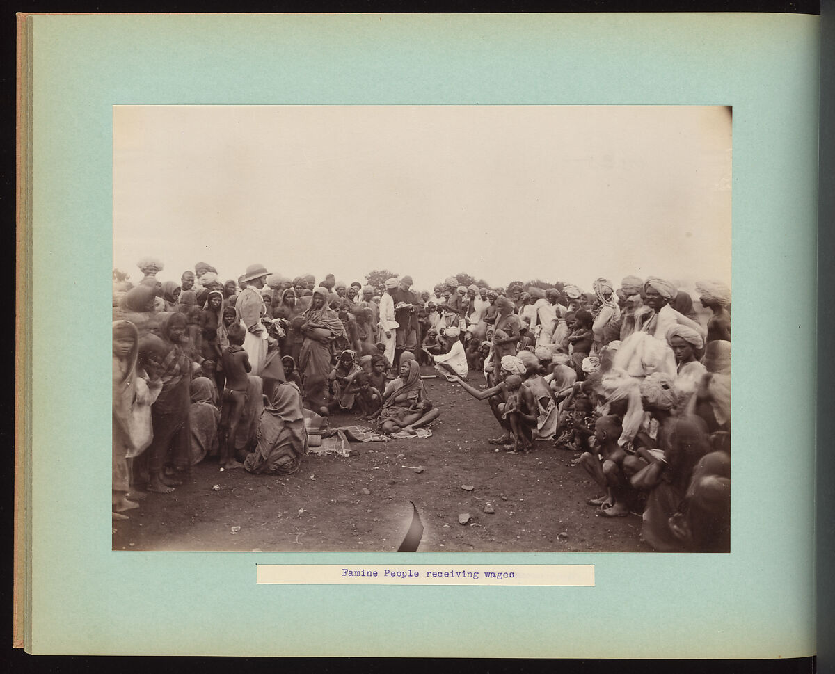 [Scenes of the Plague in Bombay, 1896–97, and the Indian Famine, 1899–1900], Shivshanker Narayen (Indian, active 1860s–90s), Albumen silver prints from glass negatives and gelatin silver prints