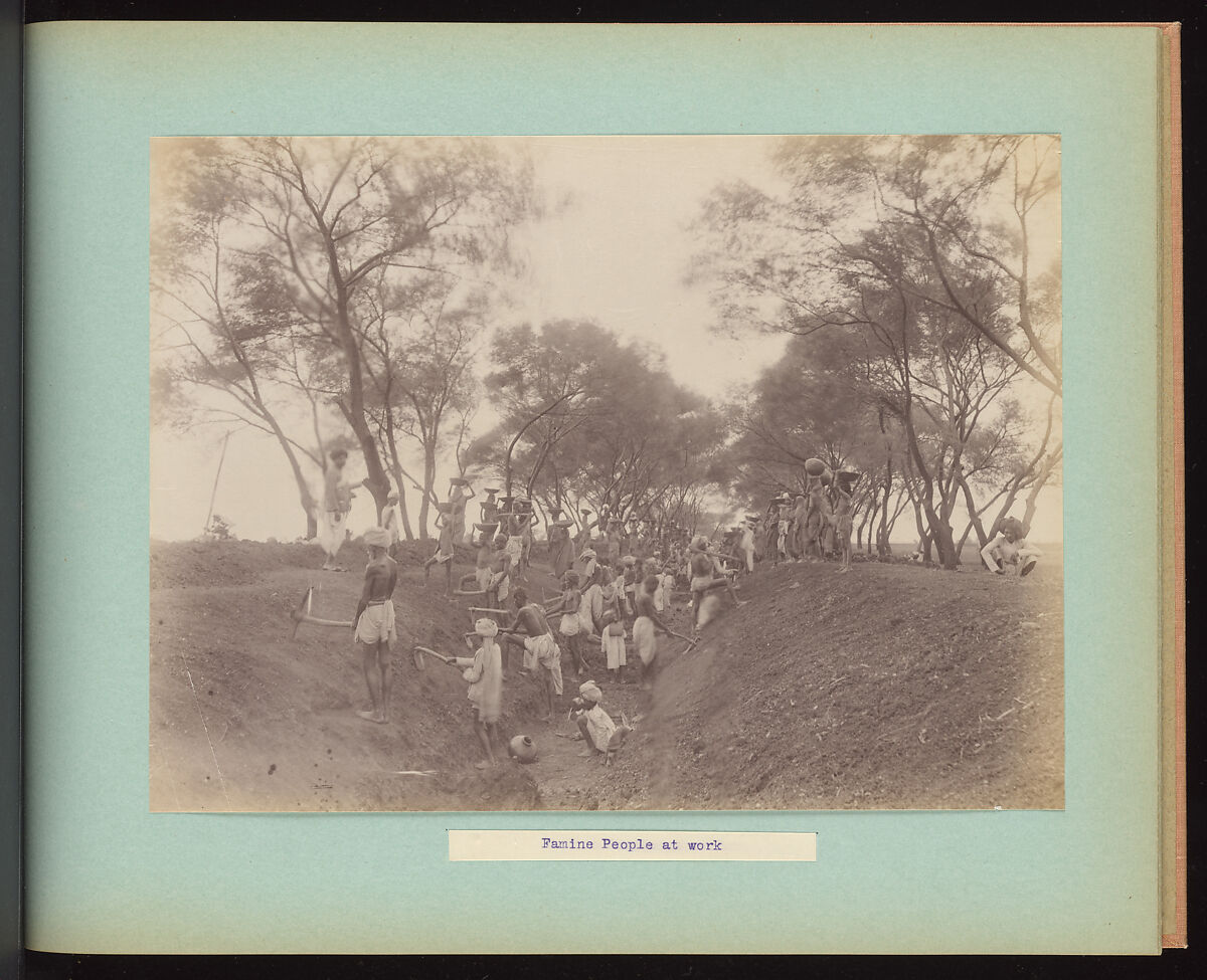 [Scenes of the Plague in Bombay, 1896–97, and the Indian Famine, 1899–1900], Shivshanker Narayen (Indian, active 1860s–90s), Albumen silver prints from glass negatives and gelatin silver prints