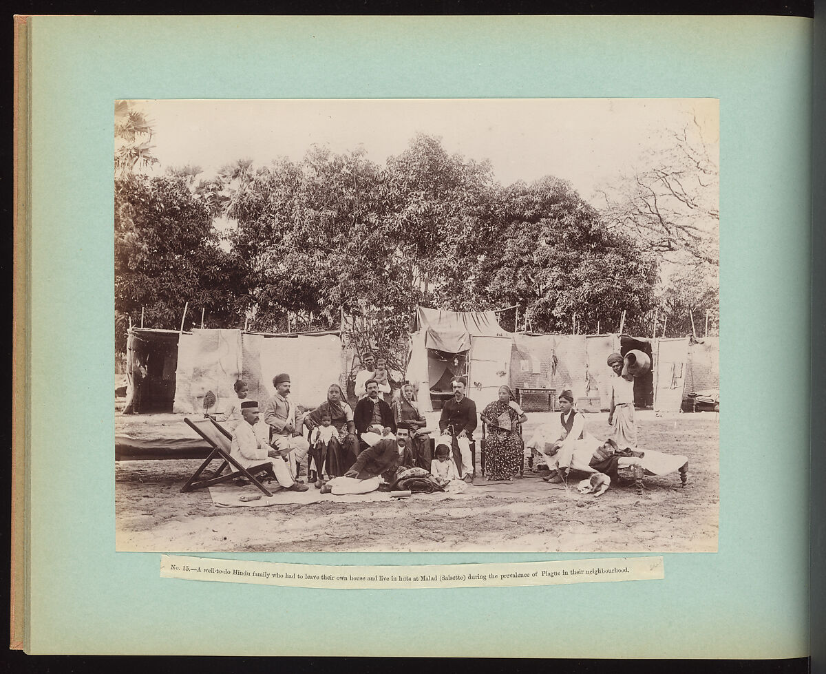 [Scenes of the Plague in Bombay, 1896–97, and the Indian Famine, 1899–1900], Shivshanker Narayen (Indian, active 1860s–90s), Albumen silver prints from glass negatives and gelatin silver prints