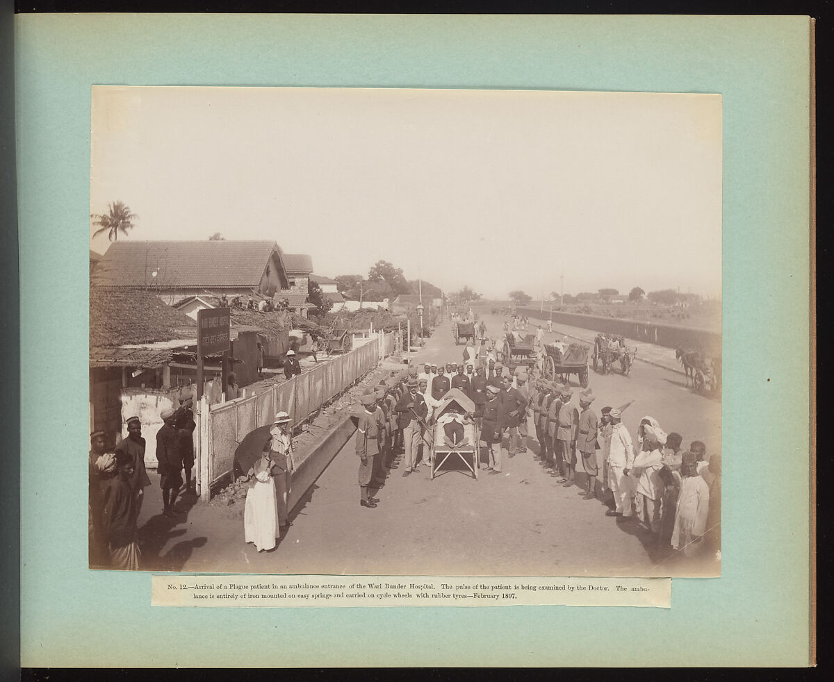 [Scenes of the Plague in Bombay, 1896–97, and the Indian Famine, 1899–1900], Shivshanker Narayen (Indian, active 1860s–90s), Albumen silver prints from glass negatives and gelatin silver prints
