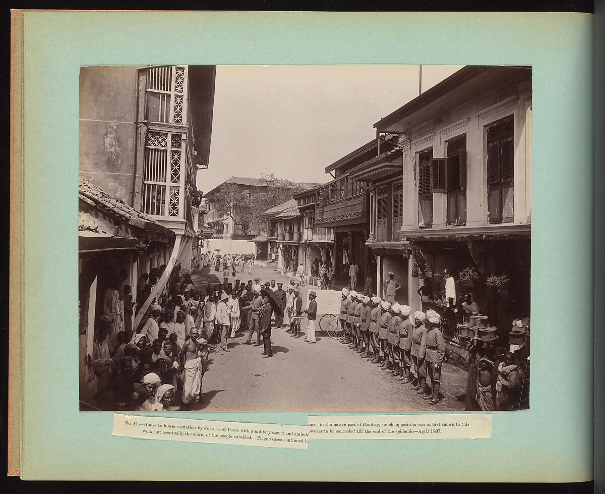 [Scenes of the Plague in Bombay, 1896–97, and the Indian Famine, 1899–1900], Shivshanker Narayen (Indian, active 1860s–90s), Albumen silver prints from glass negatives and gelatin silver prints