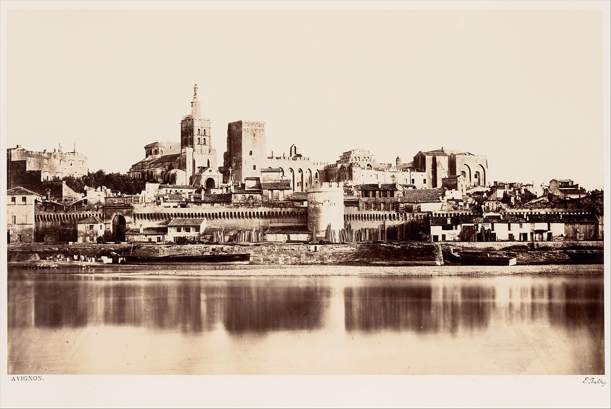 Avignon, Edouard Baldus (French (born Prussia), 1813–1889), Albumen silver print from glass negative 