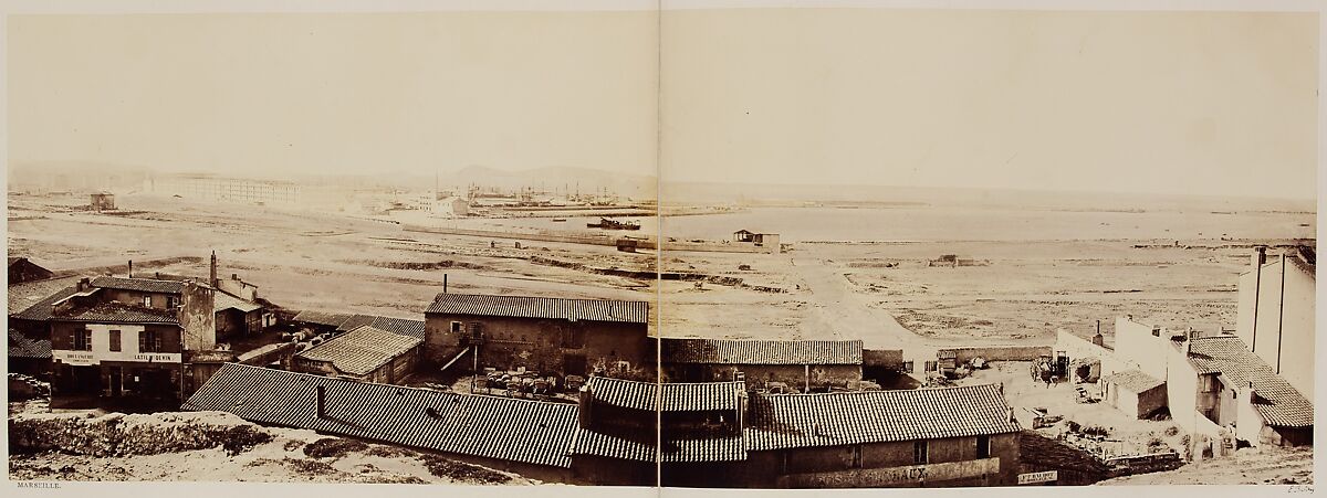 Marseille, Edouard Baldus (French (born Prussia), 1813–1889), Albumen silver print from glass negative 