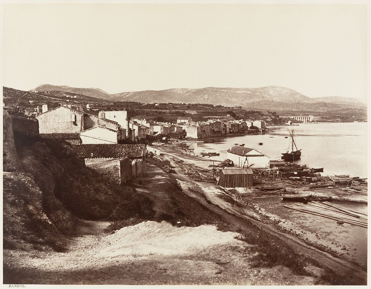 Bandol, Edouard Baldus (French (born Prussia), 1813–1889), Albumen silver print from paper negative? 