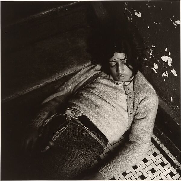 Girl in My Hallway, Peter Hujar (American, Trenton, New Jersey 1934–1987 New York), Gelatin silver print 