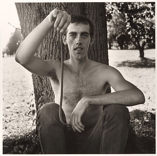 David Wojnarowicz with a Snake