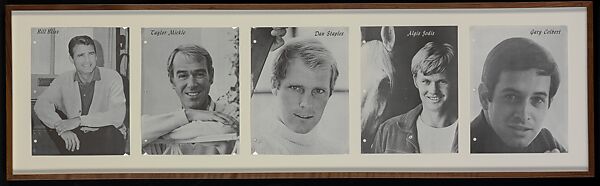 Miscellaneous Men, Allen Ruppersberg (American, born 1944), Chromogenic prints; offset lithographs; typescript