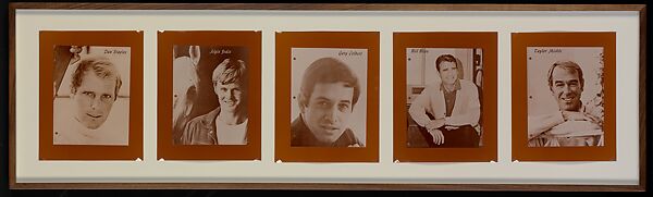 Miscellaneous Men, Allen Ruppersberg (American, born 1944), Chromogenic prints; offset lithographs; typescript
