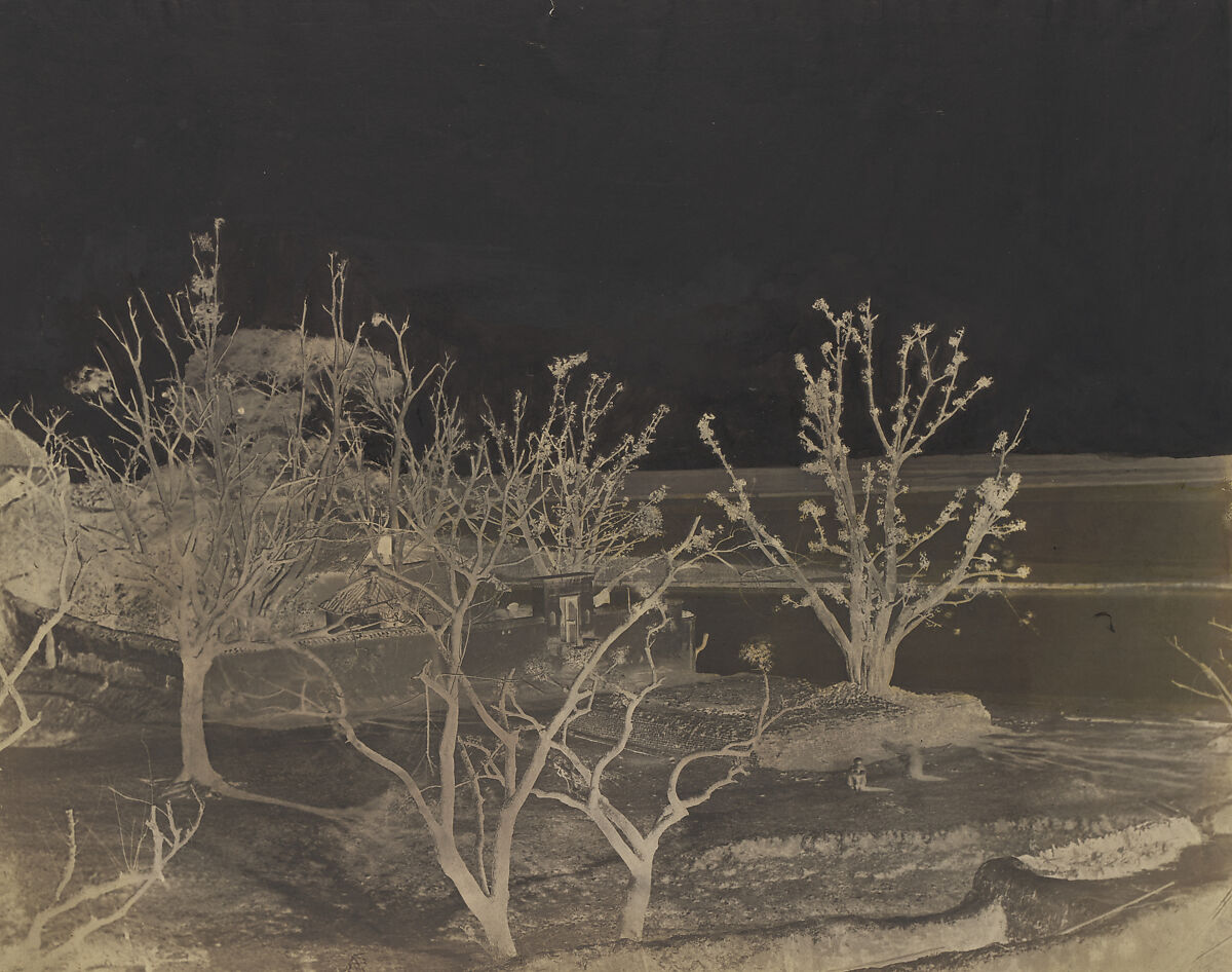 Suttee Ghat Cawnpore, John Murray (British, Blackhouse, Aberdeenshire, Scotland 1809–1898 Sheringham, Norfolk county, England), Waxed paper negative 