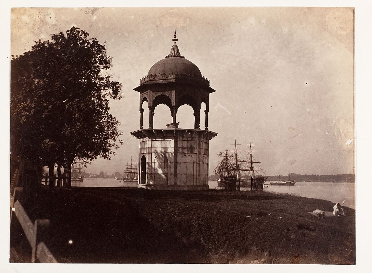 [Lord Ellenborough's Folly on the Calcutta Course], Unknown, Albumen silver print 