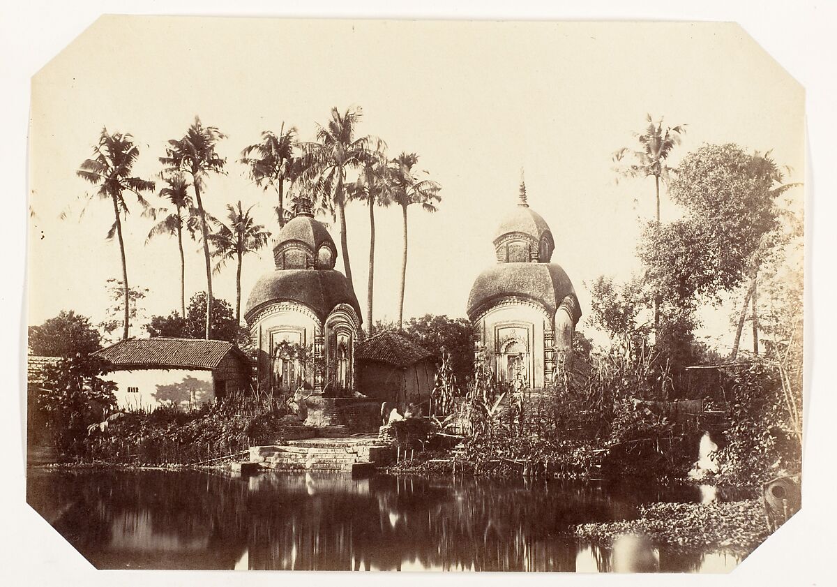 [Temple in the Suburbs of Calcutta], Unknown, Albumen silver print 